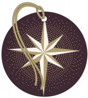 Round Festive Star Christmas Gift Tags